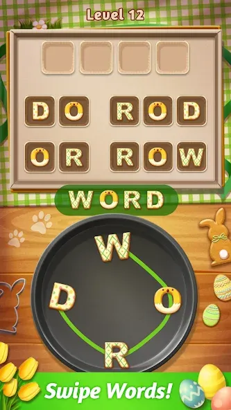 Word Cookies! ® МОД/Взлом [Меню, Бесконечные монеты и Открытые уровни] Screenshot 2