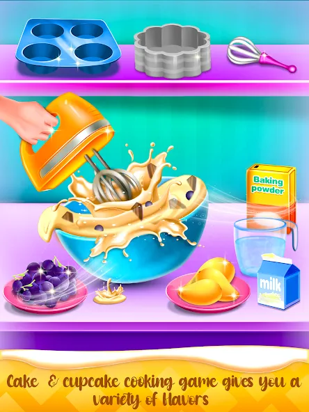 Cake Maker Cooking Cake Games (Кейк Мейкер кулинарные игры на приготовление тортов) МОД/Взлом [Много денег, Монет и Все открыто] Screenshot 4