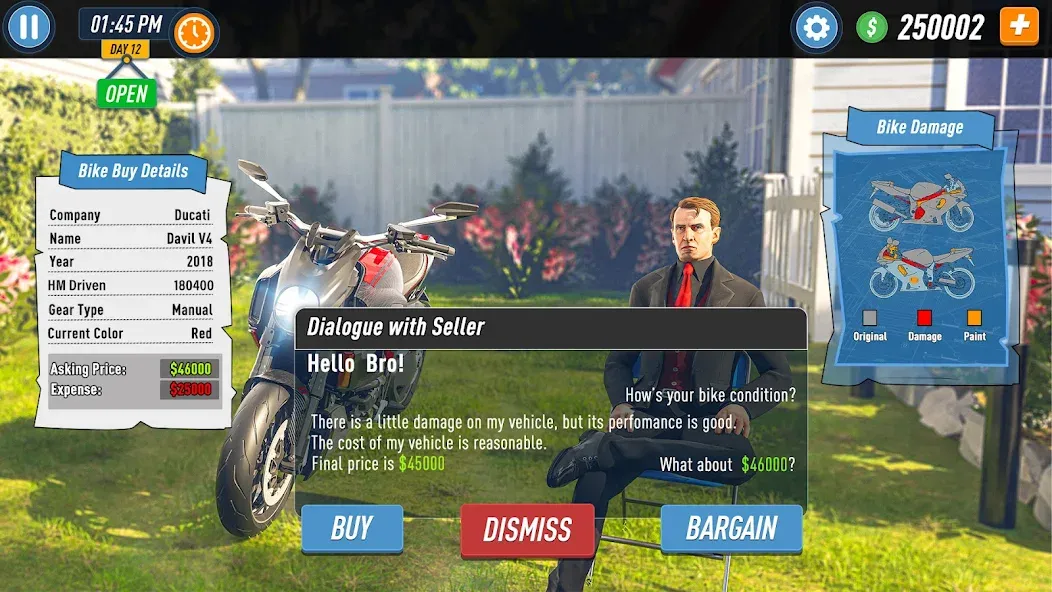 Motorcycle Dealer Bike Games МОД/Взлом [Меню, Бесконечные монеты и Открытые уровни] Screenshot 5