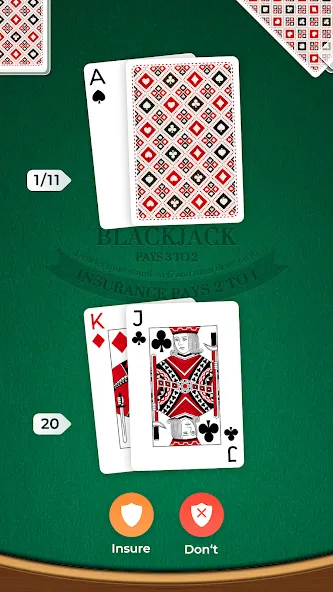 Blackjack (Блэкджек) МОД/Взлом [Меню, Бесконечные монеты и Открытые уровни] Screenshot 3