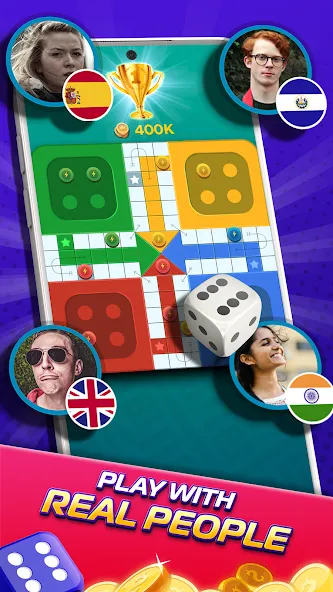 Ludo SuperStar- Board Game МОД/Взлом [Меню, Бесконечные монеты и Открытые уровни] Screenshot 3