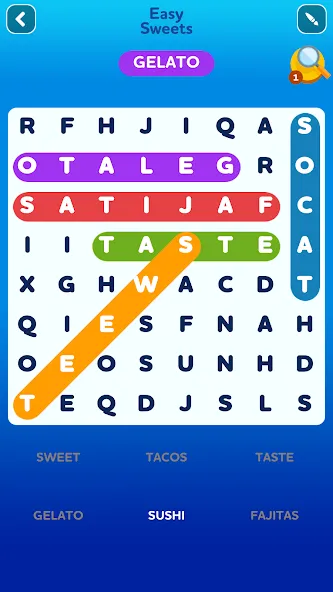 Word Search - Word Puzzle Game МОД/Взлом [Меню, Бесконечные монеты и Открытые уровни] Screenshot 5