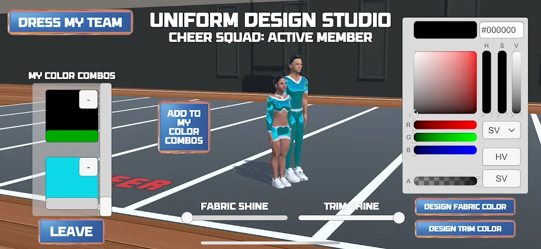 CHEER Official 3D (ЧИР Официальный 3D) МОД/Взлом [Все открыто, Дополнительные деньги и Меню MOD] Screenshot 2
