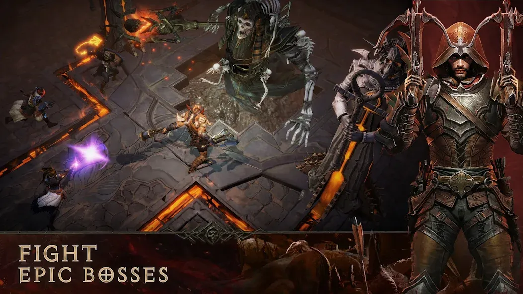 Diablo Immortal (Дьябло Иммортал) МОД/Взлом [Меню, Бесконечные монеты и Открытые уровни] Screenshot 2