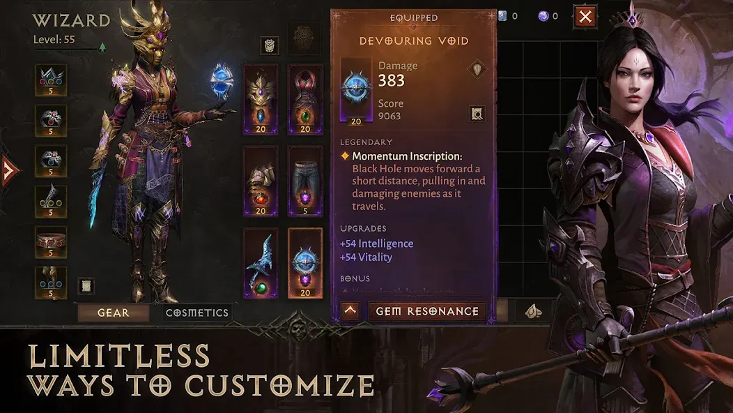 Diablo Immortal (Дьябло Иммортал) МОД/Взлом [Меню, Бесконечные монеты и Открытые уровни] Screenshot 4