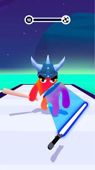 Blob Shooter 3D — Assassin Hit МОД/Взлом [Все открыто, Дополнительные деньги и Меню MOD] Screenshot 1