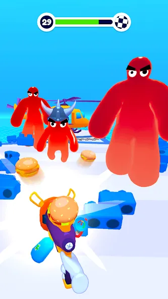 Blob Shooter 3D — Assassin Hit МОД/Взлом [Все открыто, Дополнительные деньги и Меню MOD] Screenshot 4