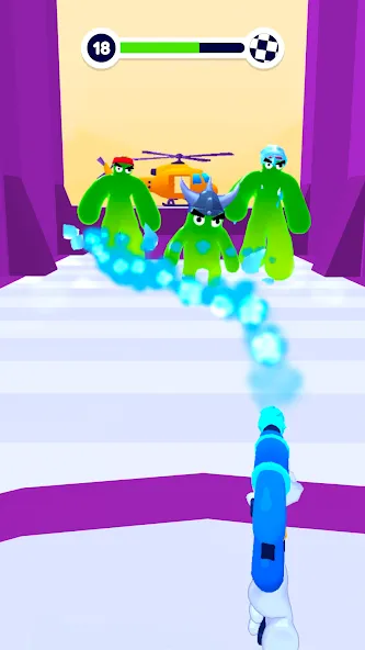 Blob Shooter 3D — Assassin Hit МОД/Взлом [Все открыто, Дополнительные деньги и Меню MOD] Screenshot 5