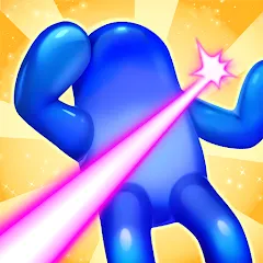 Скачать взломанную Blob Shooter 3D — Assassin Hit на Андроид (Мод: Много денег) бесплатно