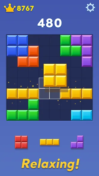 Block Blast! (Блок Бласт) МОД/Взлом [Бесконечные деньги, Монеты и Мега MOD] Screenshot 2