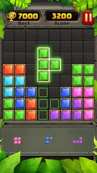 Block Puzzle Guardian (Блок Пазл Хранитель) МОД/Взлом [Меню, Бесконечные монеты и Открытые уровни] Screenshot 2