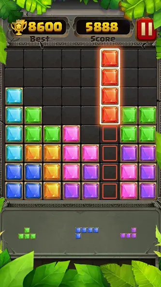 Block Puzzle Guardian (Блок Пазл Хранитель) МОД/Взлом [Меню, Бесконечные монеты и Открытые уровни] Screenshot 3