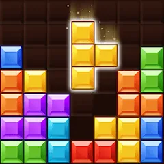 Скачать Взломанная Block Gems: Block Puzzle Games на Андроид (Бесконечные подсказки)