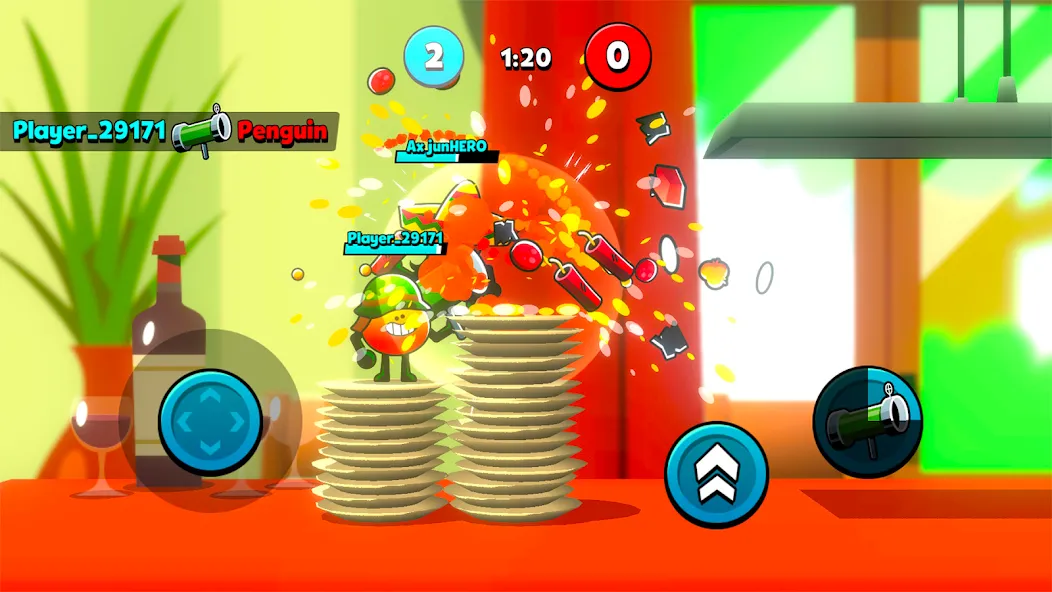 Food Gang МОД/Взлом [Меню, Бесконечные монеты и Открытые уровни] Screenshot 2