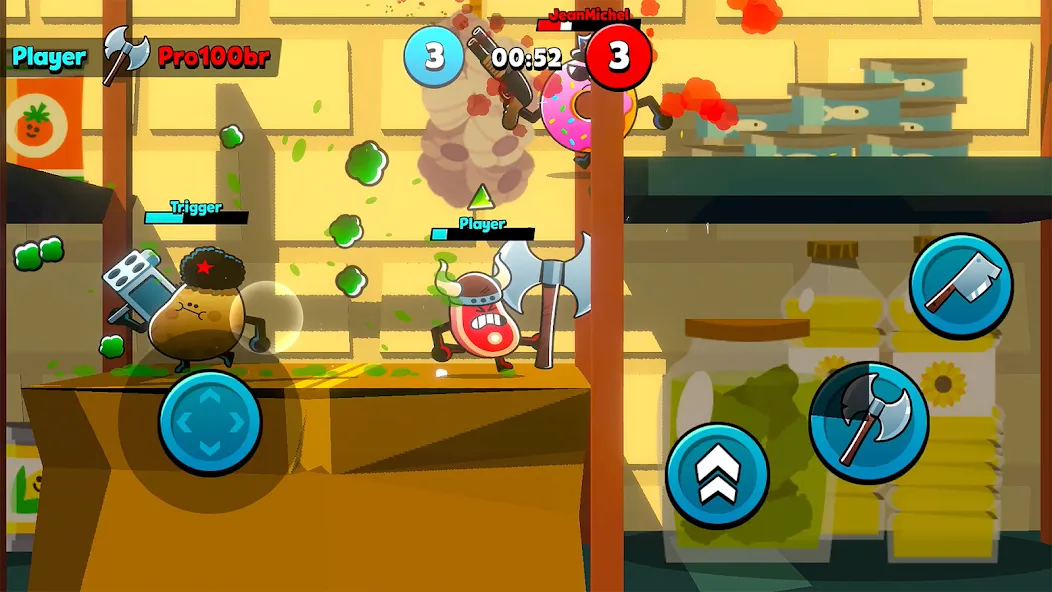 Food Gang МОД/Взлом [Меню, Бесконечные монеты и Открытые уровни] Screenshot 4