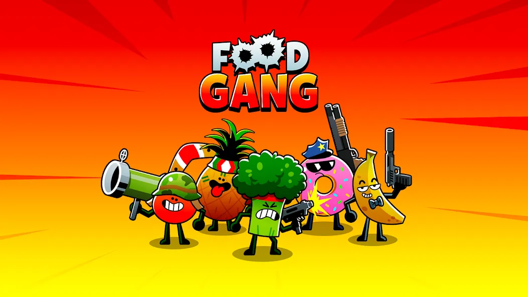 Food Gang МОД/Взлом [Меню, Бесконечные монеты и Открытые уровни] Screenshot 5