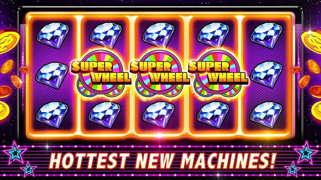 Super Win Slots - Vintage Slot (упер Вин Слотс) МОД/Взлом [Много денег, Монет и Все открыто] Screenshot 2