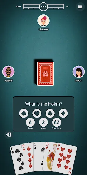 Hokm+ МОД/Взлом [Много монет, Открытые уровни и Мега MOD] Screenshot 2