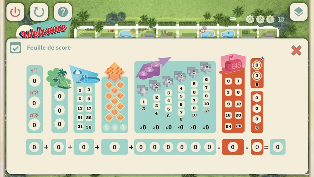 Welcome to - Scoresheet (Вэлкам то) МОД/Взлом [Меню, Бесконечные монеты и Открытые уровни] Screenshot 2