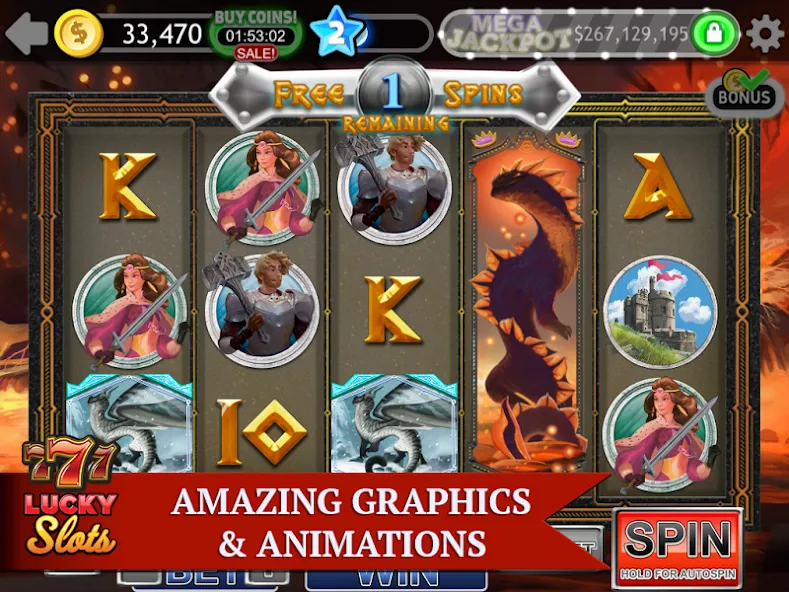 Lucky Slots (Лаки Слотс) МОД/Взлом [Деньги, Монеты и Меню MOD] Screenshot 3