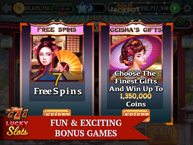 Lucky Slots (Лаки Слотс) МОД/Взлом [Деньги, Монеты и Меню MOD] Screenshot 4