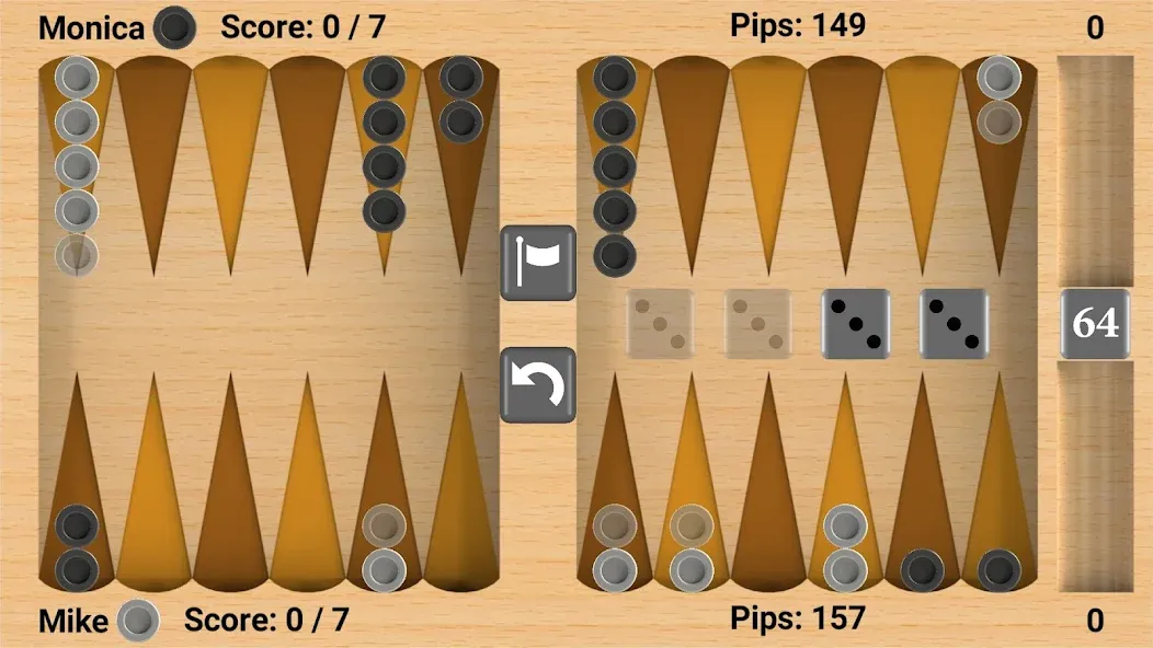 Bluetooth Backgammon МОД/Взлом [Деньги, Монеты и Меню MOD] Screenshot 3