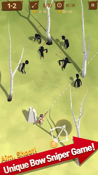 Last Arrows : Sniping Archer (Ласт Эроус) МОД/Взлом [Бесконечные деньги, Монеты и Мега MOD] Screenshot 1
