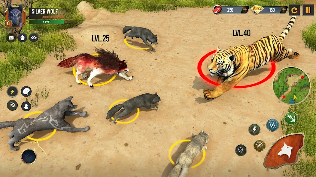 Wild Wolf Simulator Wolf Games МОД/Взлом [Деньги, Монеты и Меню MOD] Screenshot 4