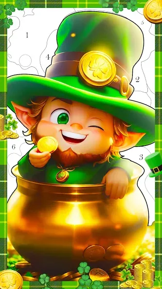 Holiday Relax Coloring Games МОД/Взлом [Много денег, Монет и Все открыто] Screenshot 2