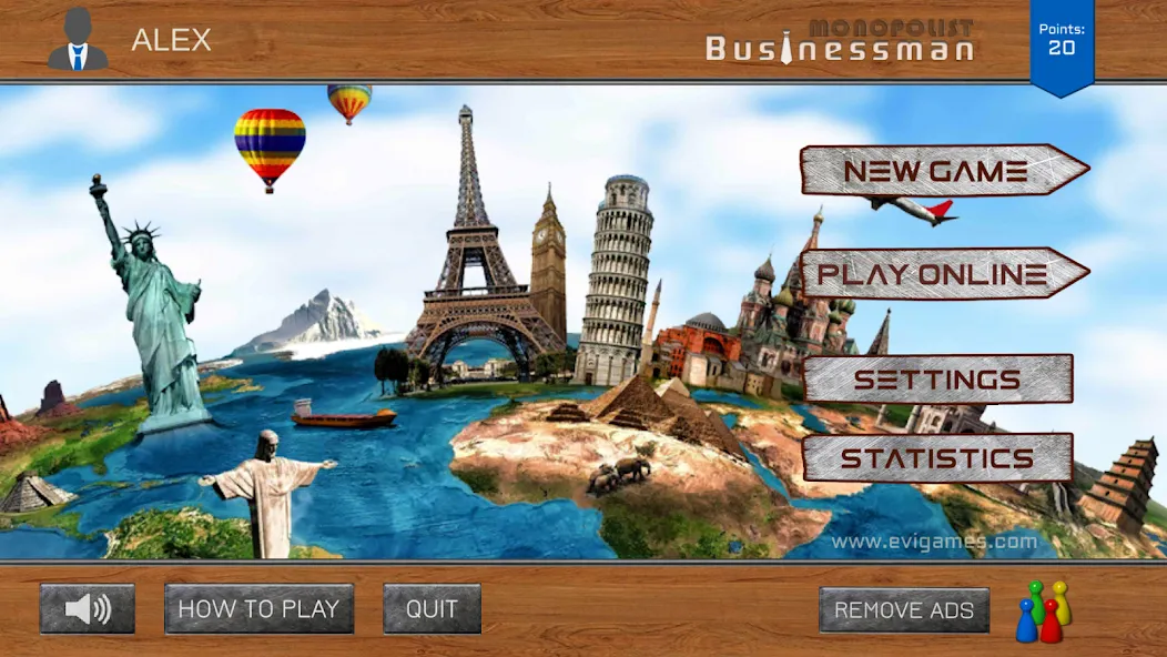 Businessman ONLINE board game (Бизнесмен онлайн настольная игра) МОД/Взлом [Меню, Бесконечные монеты и Открытые уровни] Screenshot 2