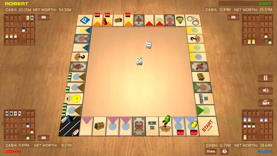 Businessman ONLINE board game (Бизнесмен онлайн настольная игра) МОД/Взлом [Меню, Бесконечные монеты и Открытые уровни] Screenshot 3