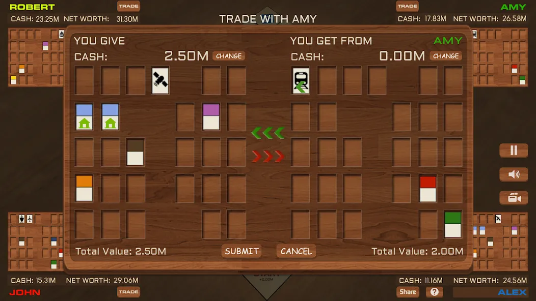 Businessman ONLINE board game (Бизнесмен онлайн настольная игра) МОД/Взлом [Меню, Бесконечные монеты и Открытые уровни] Screenshot 5