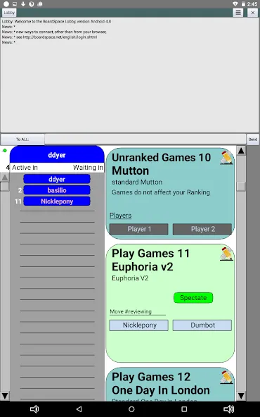 Boardspace.net МОД/Взлом [Бесконечные деньги, Монеты и Мега MOD] Screenshot 2