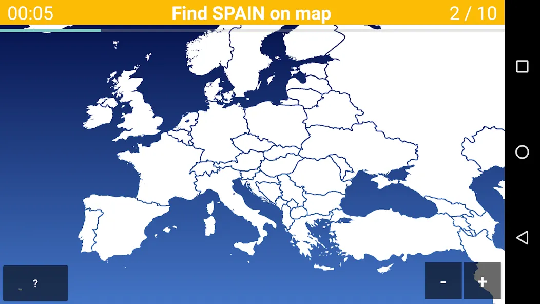 Europe Map Quiz - European Cou МОД/Взлом [Деньги, Монеты и Меню MOD] Screenshot 2