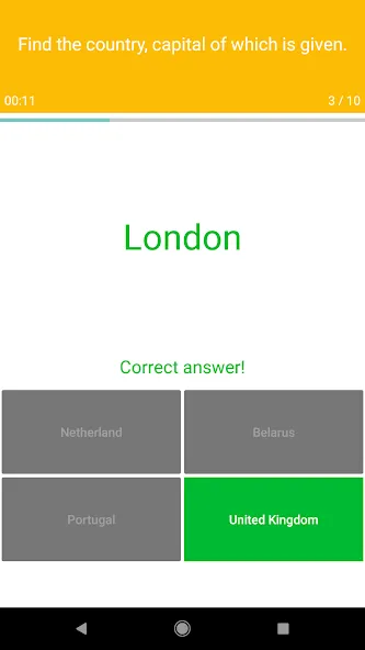 Europe Map Quiz - European Cou МОД/Взлом [Деньги, Монеты и Меню MOD] Screenshot 5