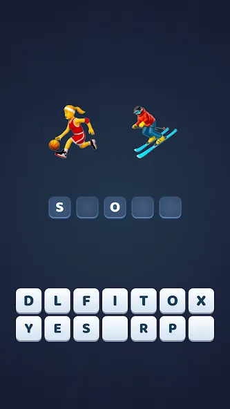Emoji Quiz - Word game (Имоджи Квиз) МОД/Взлом [Много денег, Монет и Все открыто] Screenshot 4