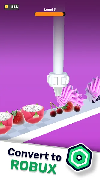 Topping Cream Robux Roblominer (Топпинг Крем Робукс Робломайнер) МОД/Взлом [Меню, Бесконечные монеты и Открытые уровни] Screenshot 1