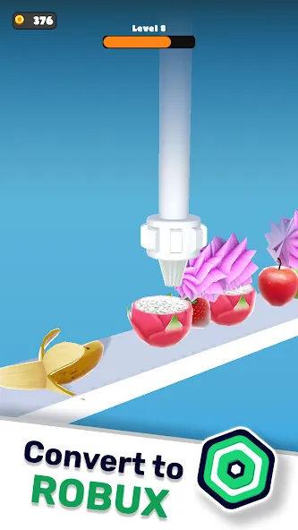 Topping Cream Robux Roblominer (Топпинг Крем Робукс Робломайнер) МОД/Взлом [Меню, Бесконечные монеты и Открытые уровни] Screenshot 3
