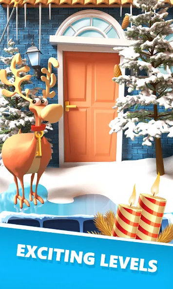 Open 100 Doors - Christmas! МОД/Взлом [Много денег, Монет и Все открыто] Screenshot 4