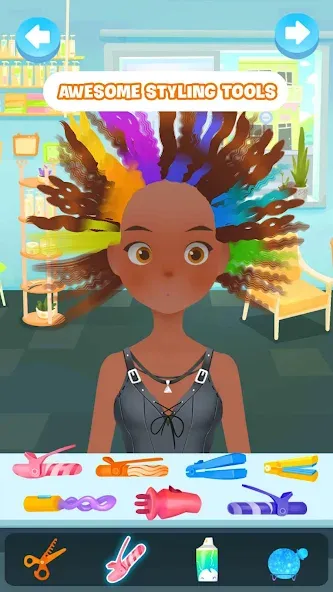 Hair salon games : Hairdresser МОД/Взлом [Деньги, Монеты и Меню MOD] Screenshot 2
