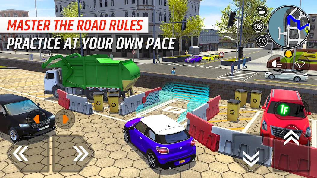 Car Driving School Simulator (Автошкола симулятор вождения) МОД/Взлом [Меню, Бесконечные монеты и Открытые уровни] Screenshot 3