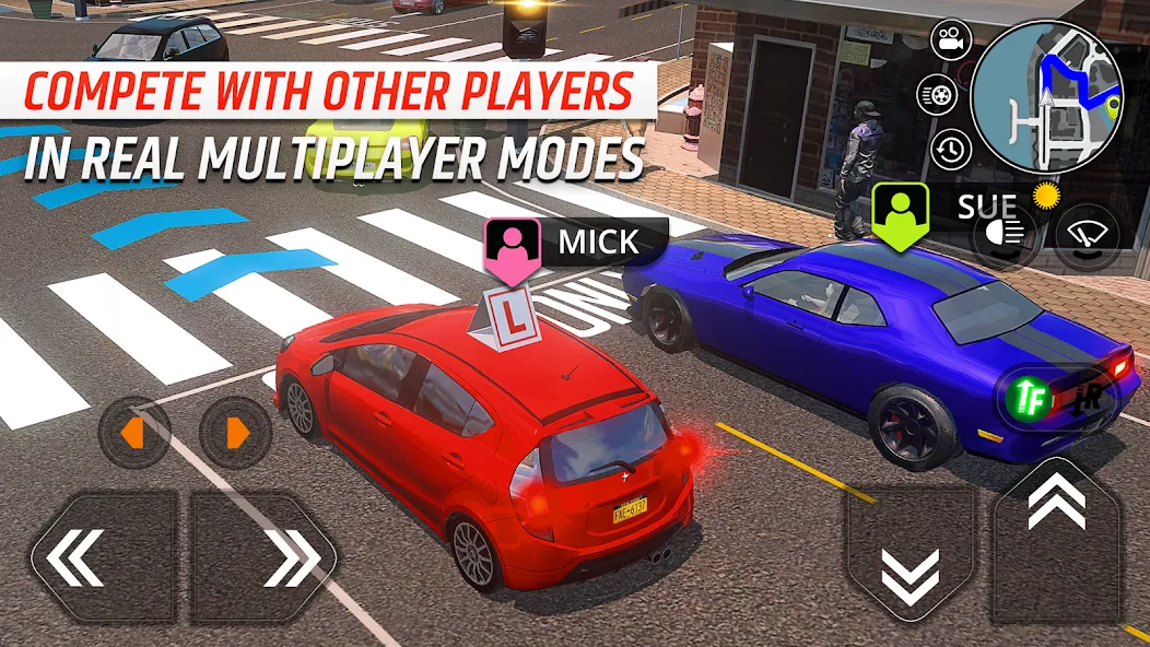 Car Driving School Simulator (Автошкола симулятор вождения) МОД/Взлом [Меню, Бесконечные монеты и Открытые уровни] Screenshot 5