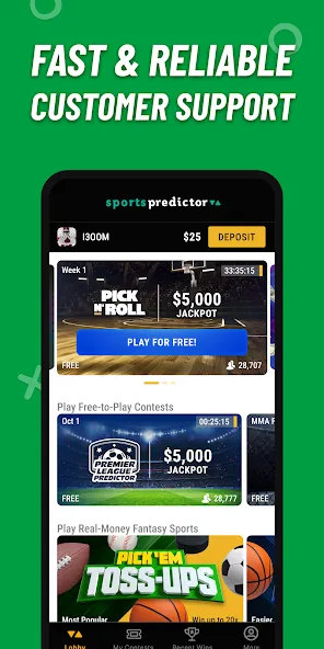 Sports Predictor: Fantasy Game (Спорт Прогнозист) МОД/Взлом [Деньги, Монеты и Меню MOD] Screenshot 5
