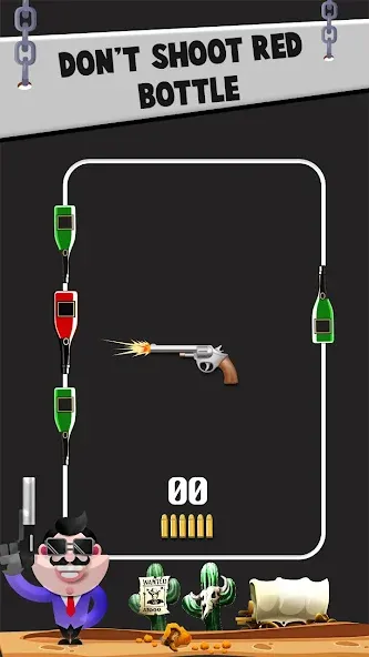 Bottle Shooting VS Gun МОД/Взлом [Много монет, Открытые уровни и Мега MOD] Screenshot 2