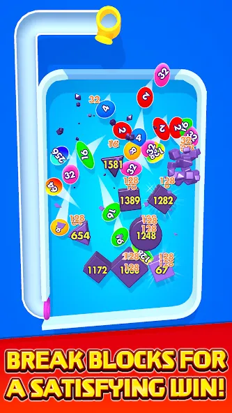 Bounce Merge (Баунс Мерж) МОД/Взлом [Меню, Бесконечные монеты и Открытые уровни] Screenshot 2