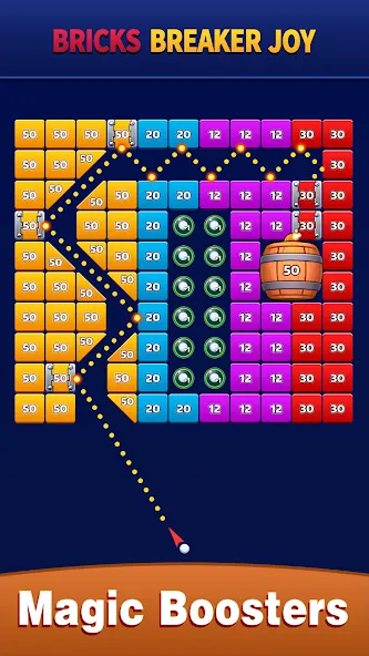 Bricks Breaker Joy (Брикс Брейкер Джой) МОД/Взлом [Много монет, Открытые уровни и Мега MOD] Screenshot 1