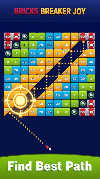 Bricks Breaker Joy (Брикс Брейкер Джой) МОД/Взлом [Много монет, Открытые уровни и Мега MOD] Screenshot 3