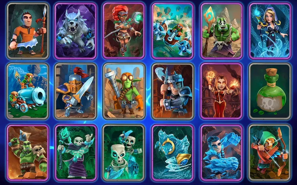 Clash of Wizards (Клаш оф Уизардс) МОД/Взлом [Много денег, Монет и Все открыто] Screenshot 2