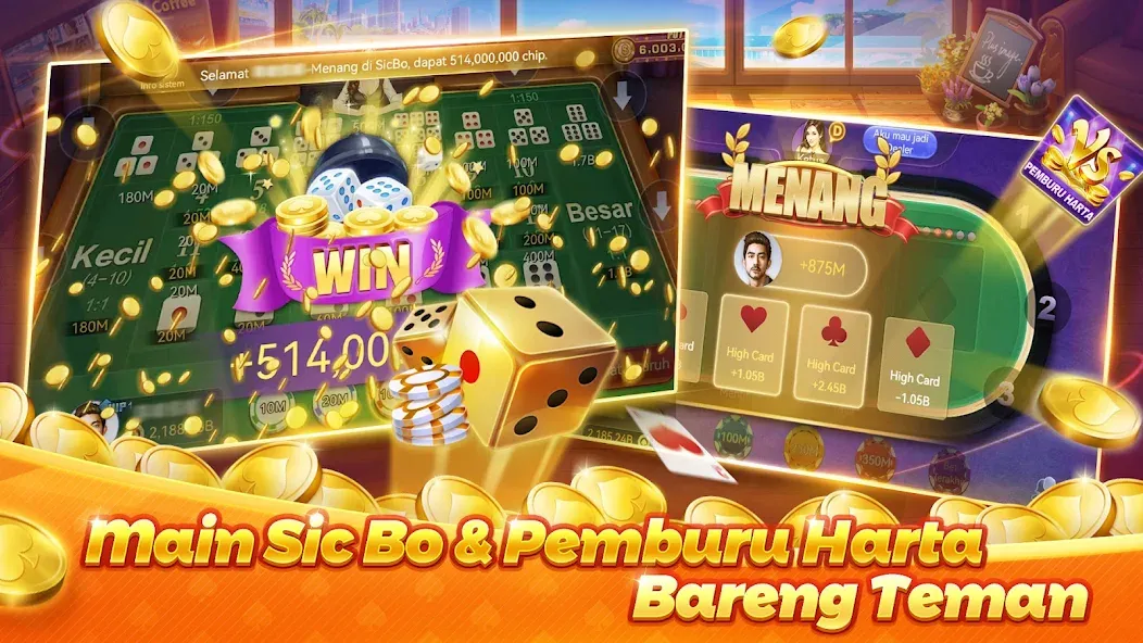 Poker Texas Boyaa (Покер Техас Бояа) МОД/Взлом [Меню, Бесконечные монеты и Открытые уровни] Screenshot 4