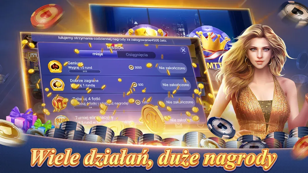 Texas Poker Polski  (Boyaa) (Техасский Покер Польский) МОД/Взлом [Все открыто, Дополнительные деньги и Меню MOD] Screenshot 4